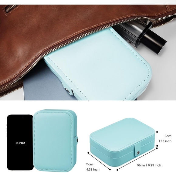 Elegant Light Green Jewelry Organizer - Picture 2 of 6